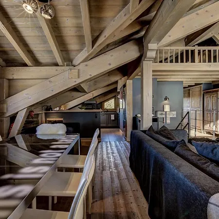 Luxurious Ski-in Ski-out Duplex On Slope Apartment Courchevel